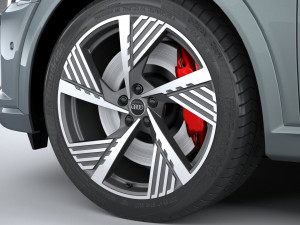 Audi Q8 SLine E-Tron 2024 Model 3D