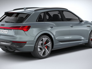 Audi Q8 SLine E-Tron 2024 Model 3D