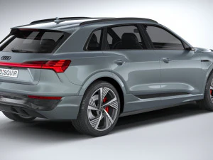Audi Q8 SLine E-Tron 2024 3D Model