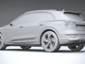 Audi Q8 SLine E-Tron 2024 3D Model