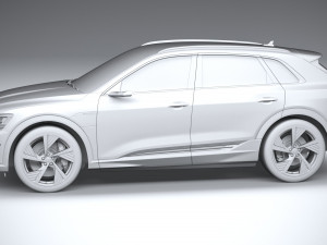 Audi Q8 SLine E-Tron 2024 Model 3D