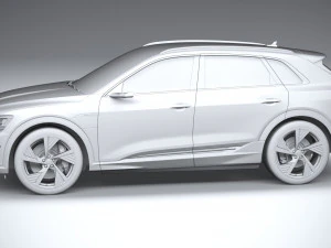 Audi Q8 SLine E-Tron 2024 3D Model
