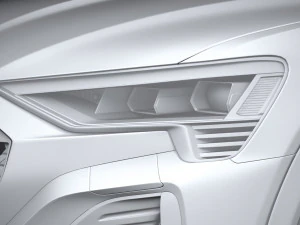 Audi Q8 SLine E-Tron 2024 3D Model