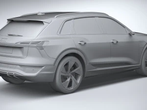 Audi Q8 SLine E-Tron 2024 3D Model