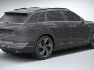 Audi Q8 SLine E-Tron 2024 Model 3D