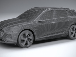 Audi Q8 SLine E-Tron 2024 Model 3D