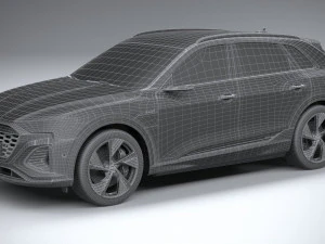 Audi Q8 SLine E-Tron 2024 3D Model