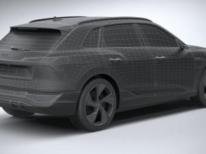 Audi Q8 SLine E-Tron 2024 Model 3D