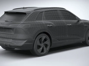 Audi Q8 SLine E-Tron 2024 3D Model