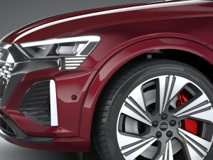 Audi Q8 SLine E-Tron Sportback 2024 3D-Modell