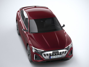 Audi Q8 SLine E-Tron Sportback 2024 3D-Modell