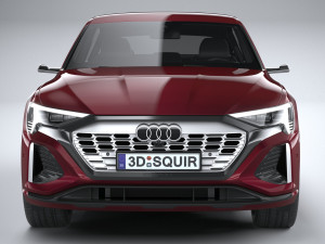 Audi Q8 SLine E-Tron Sportback 2024 3D-Modell
