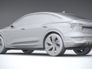 Audi Q8 SLine E-Tron Sportback 2024 3D-Modell