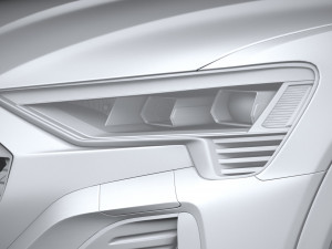 Audi Q8 SLine E-Tron Sportback 2024 3D-Modell