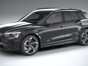 Audi SQ8 E-Tron 2024 3D 模型