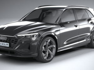 Audi SQ8 E-Tron 2024 3D Model