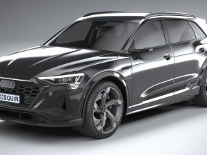 Audi SQ8 E-Tron 2024 3D Model