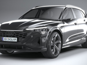 Audi SQ8 E-Tron 2024 3D Model