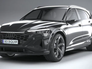 Audi SQ8 E-Tron 2024 3D Model