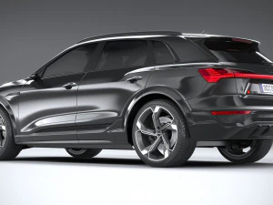 Audi SQ8 E-Tron 2024 3D Model
