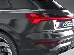 Audi SQ8 E-Tron 2024 3D Model