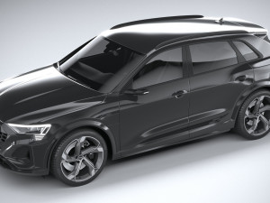 Audi SQ8 E-Tron 2024 3D Model