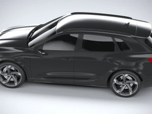 Audi SQ8 E-Tron 2024 3D Model