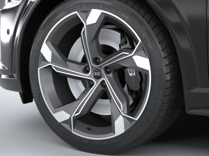 Audi SQ8 E-Tron 2024 3D Model