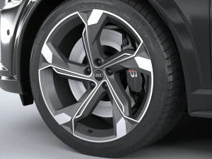 Audi SQ8 E-Tron 2024 3D Model