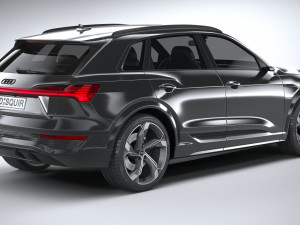 Audi SQ8 E-Tron 2024 3D Model
