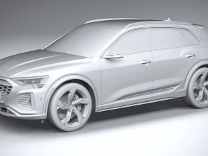 Audi SQ8 E-Tron 2024 3D Model