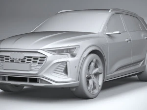 Audi SQ8 E-Tron 2024 3D Model