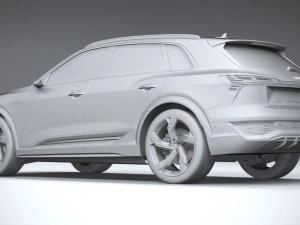 Audi SQ8 E-Tron 2024 3D Model