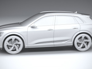 Audi SQ8 E-Tron 2024 3D Model