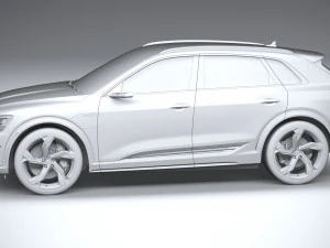 Audi SQ8 E-Tron 2024 3D Model