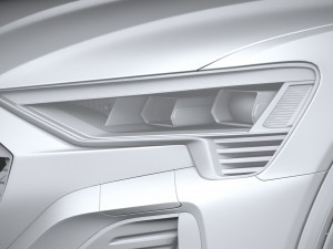 Audi SQ8 E-Tron 2024 3D Model