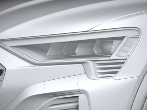 Audi SQ8 E-Tron 2024 3D Model