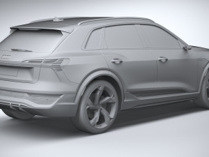 Audi SQ8 E-Tron 2024 3D Model