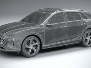 Audi SQ8 E-Tron 2024 3D Model