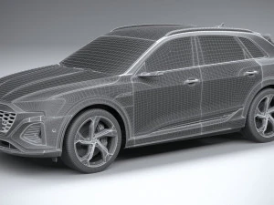 Audi SQ8 E-Tron 2024 3D Model