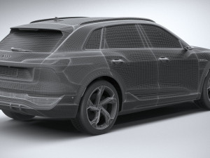 Audi SQ8 E-Tron 2024 3D Model