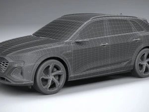 Audi SQ8 E-Tron 2024 3D Model