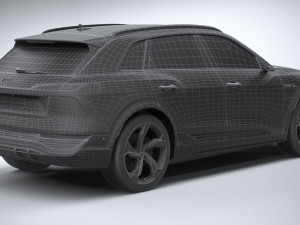 Audi SQ8 E-Tron 2024 3D Model