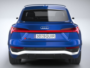 Audi SQ8 E-Tron Sportback 2024 3Dモデル