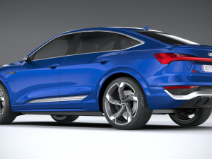Audi SQ8 E-Tron Sportback 2024 3Dモデル