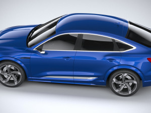 Audi SQ8 E-Tron Sportback 2024 3Dモデル