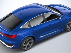 Audi SQ8 E-Tron Sportback 2024 3Dモデル
