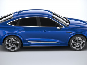 Audi SQ8 E-Tron Sportback 2024 3Dモデル