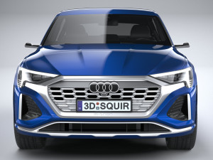 Audi SQ8 E-Tron Sportback 2024 3Dモデル