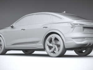 Audi SQ8 E-Tron Sportback 2024 3Dモデル